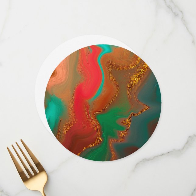 Product pattern abstract. menükarte (Vorderseite/Rückseite Beispiel)