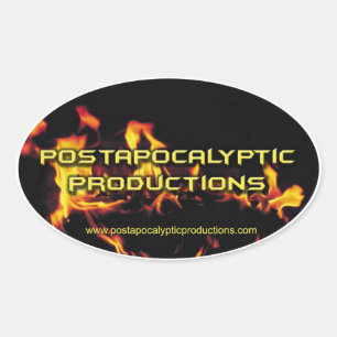 Productions postapocalyptiques Sticker ovale