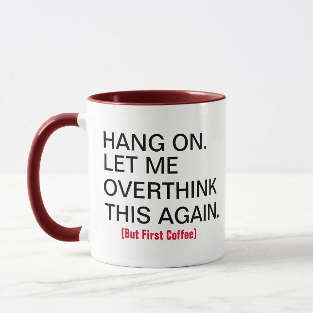 Productivité personnalisable Plaisanterie Café Mug (Gauche)