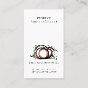 Produire Carte de visite du marché des agriculteur