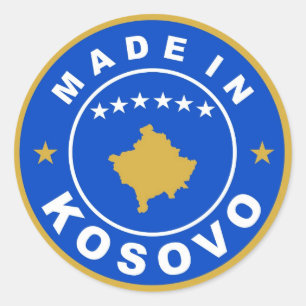 produit fabriqué au kosovo pays pavillon étiquette