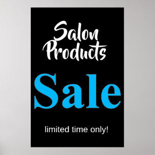 Produits de salon de beauté vente affiches de barb