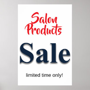 Produits de salon de beauté vente affiches de barb