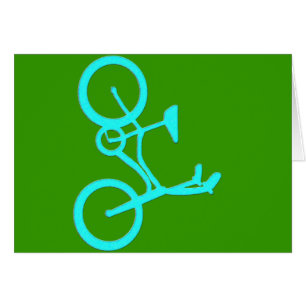 Produits frais de bicyclette de turquoise
