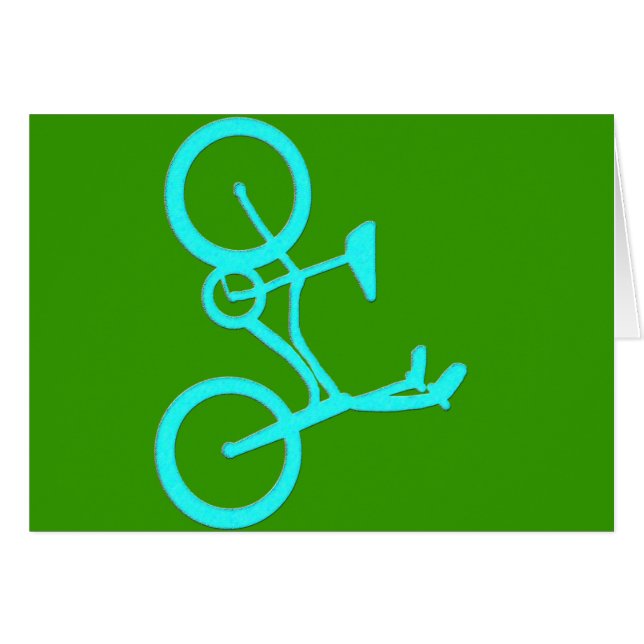 Produits frais de bicyclette de turquoise (Devant horizontal)
