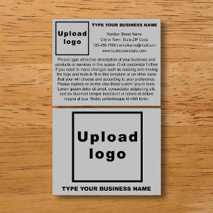 Produits ou services d'affaires sur prospectus gri