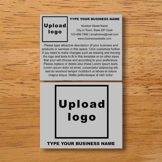 Produits ou services d'affaires sur prospectus gri (Créateur téléchargé)