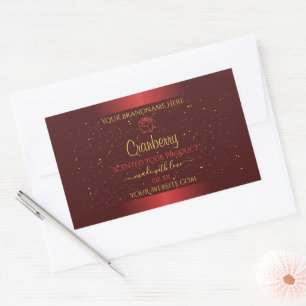 Produits rouges exceptionnels Étiquette Parties sc