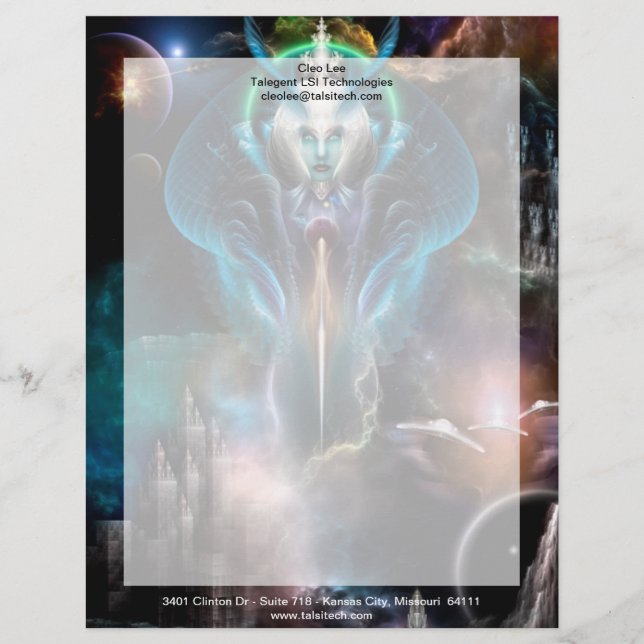 Produkt anpassen briefkopf (Vorderseite)