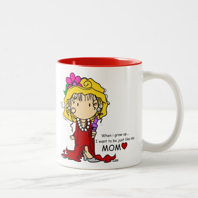 Produkt anpassen zweifarbige tasse (Rechts)