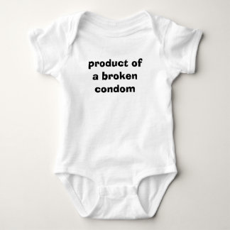 Produkt eines defekten Kondoms Baby Strampler