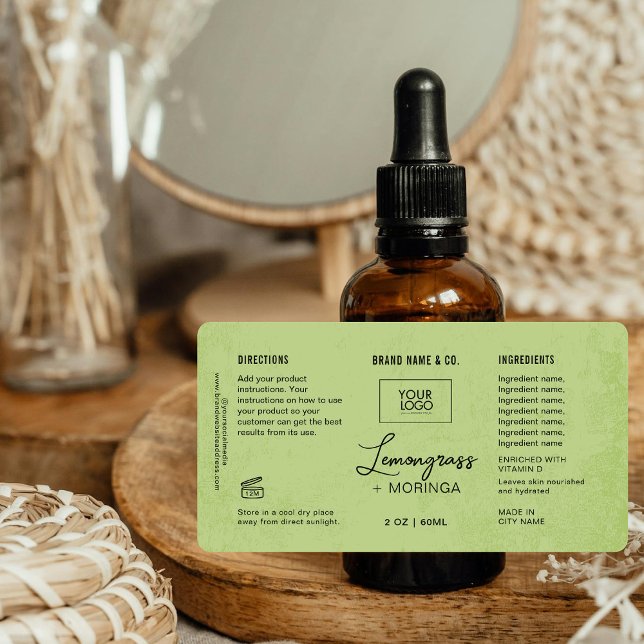 Produkt individuell anpassbares Lemon Green Etiket (Von Creator hochgeladen)