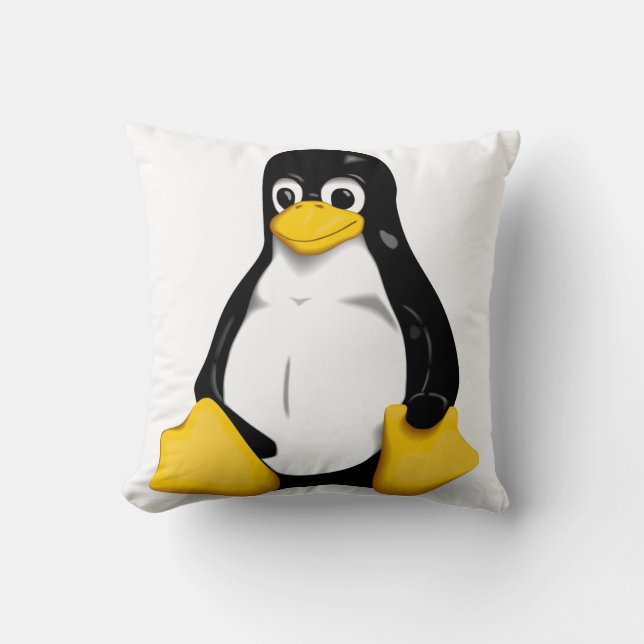 Produkte Linuxs Tux Kissen (Vorderseite)