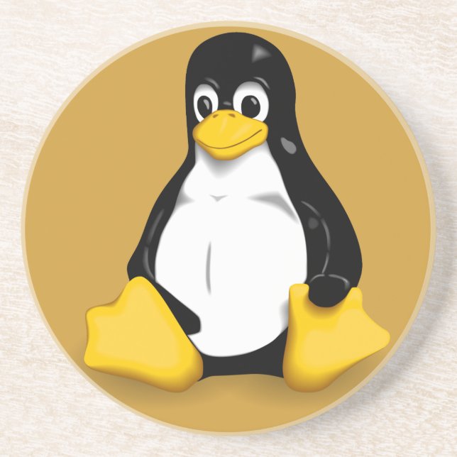 Produkte Linuxs Tux Untersetzer (Vorne)