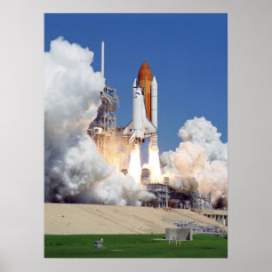 Produkteinführung der Raumfähre Atlantis (STS-11 Poster