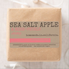 Produktetiketten Seifen oder Kerzen Rustikale Vint