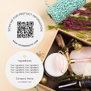 Produktinhaltsverzeichnis QR-Kennzeichen Geschenkanhänger