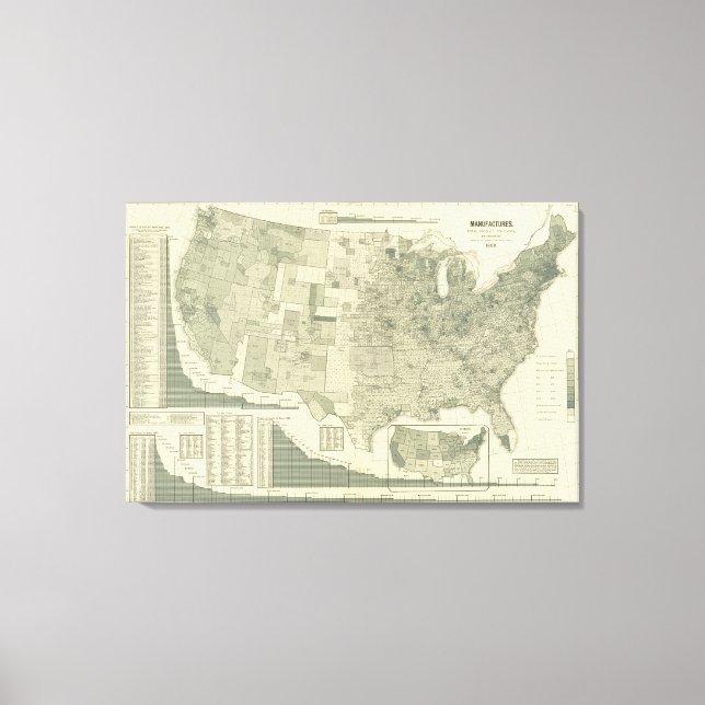 Produktion Leinwanddruck (Vorderseite)