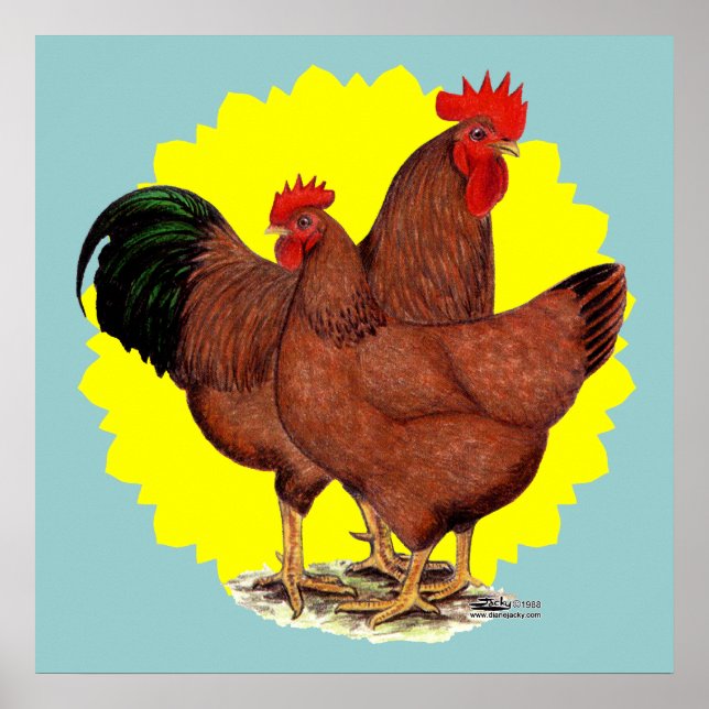 Produktion Red Sunburst Poster (Vorne)