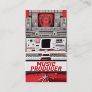 Produktion von Musikproduktionen Visitenkarte