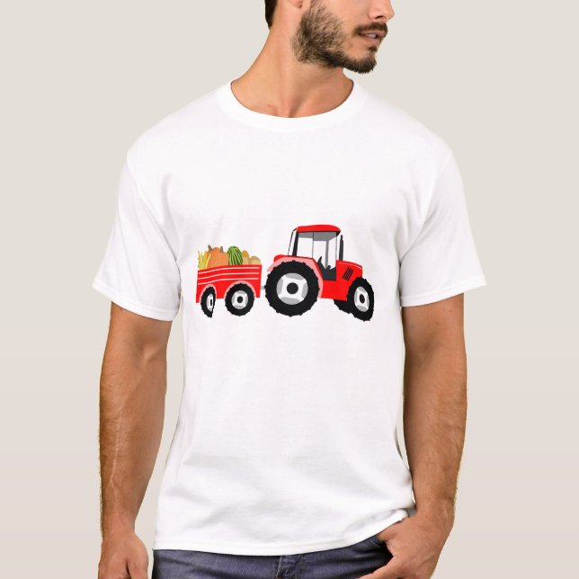 Produktion von roten LKW T-Shirt (Vorderseite)