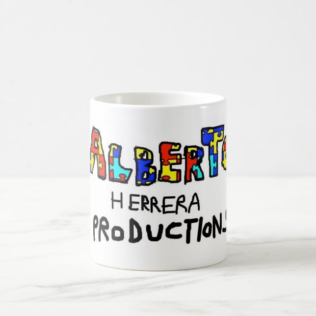 Produktions-Logo Albertos Herrera Kaffeetasse (Mittel)