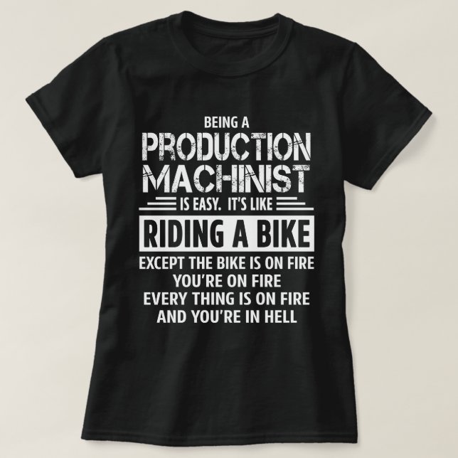 Produktionsmaschine T-Shirt (Design vorne)