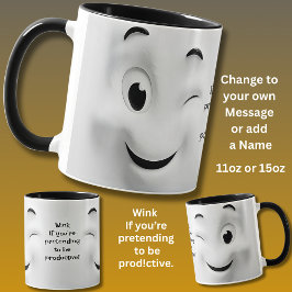 Produktiv? Namen hinzufügen Nachricht, Expressives Tasse