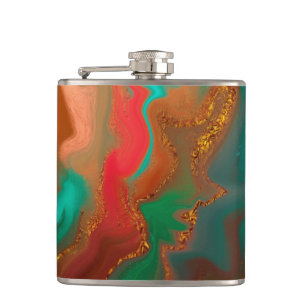 Produktmuster abstrakt. flachmann