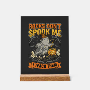 Prof de géologie d'Halloween épouvante