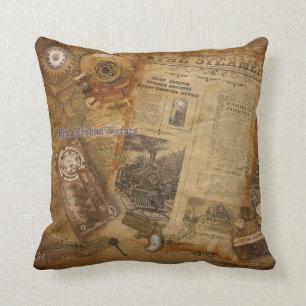 Prof J. Byrness Steampunkwelt Kissen