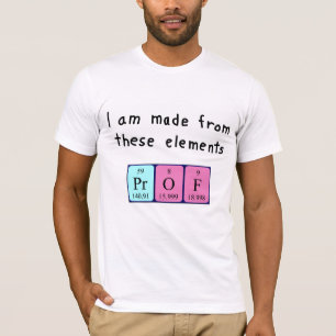 Prof. Periodenname Shirt