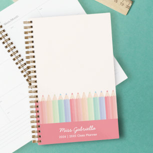 Professeur coloré Planificateur d'année personnali