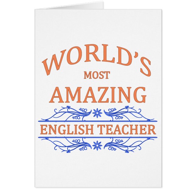 Professeur d'Anglais (Devant)