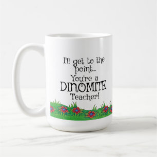 Professeur de Dinomite ! Professeurs cadeau, tasse