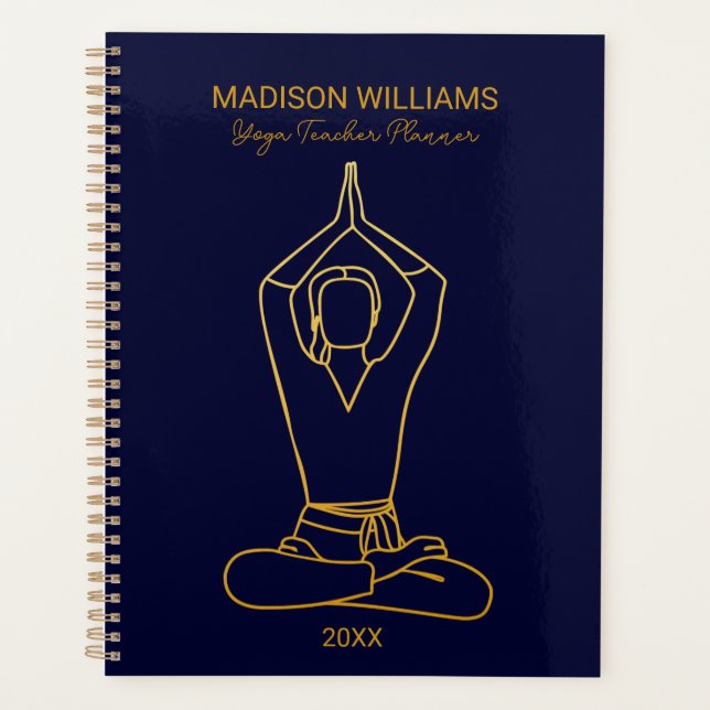 Professeur de Yoga Personnalisé Marine Gold 2023 P (Devant)