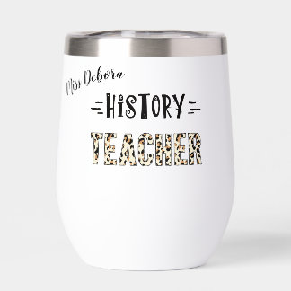 Professeur d'histoire leopard tigerprint personnal