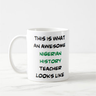 professeur d'histoire nigériane, énorme Mug
