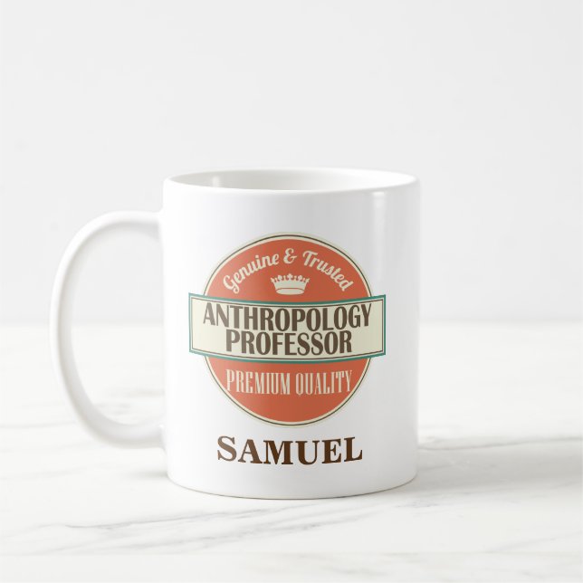 Professeur Personalized Mug Gift d'anthropologie (Gauche)