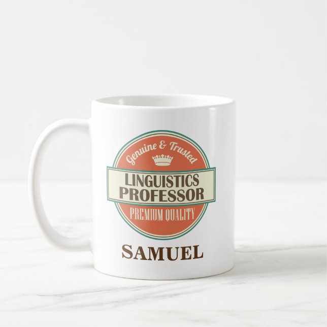 Professeur Personalized Office Mug Gift de (Gauche)