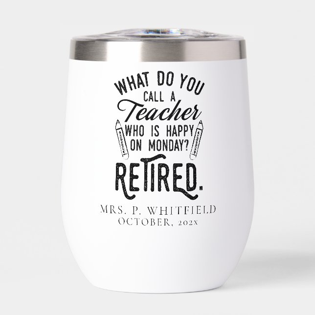 Professeur retraité Chef de l'école Retraite (Avant)