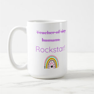 Professeur Rockstar - Mug enseignant amusant avec