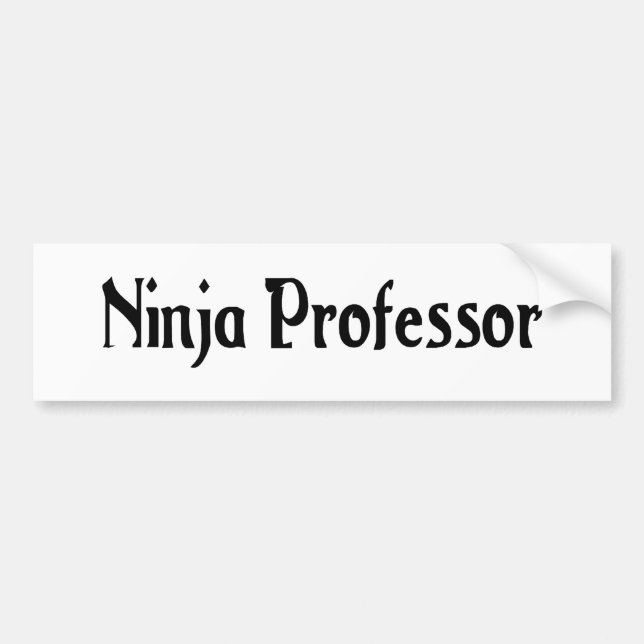Professeur Sticker de Ninja (Devant)
