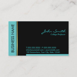 Professeur Turquoise de la frontière moderne Carte