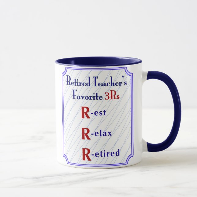 Professeurs retraités 3Rs - tasse de café (Droite)