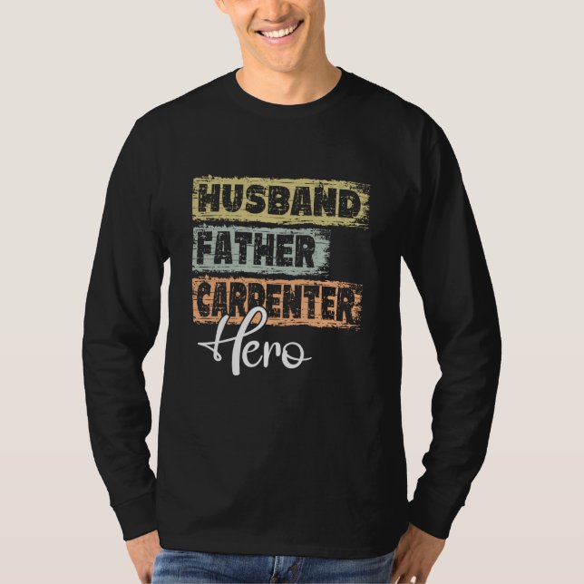 Profession dad hero father Carpenter  1 T-Shirt (Vorderseite)