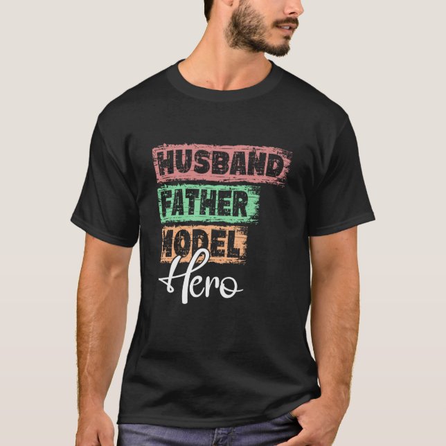 Profession dad hero father Model  1 T-Shirt (Vorderseite)
