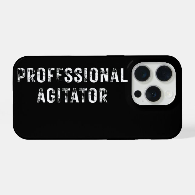 PROFESSIONAL AGITATOR  iPhone 15 PRO HÜLLE (Rückseite (Horizontal))