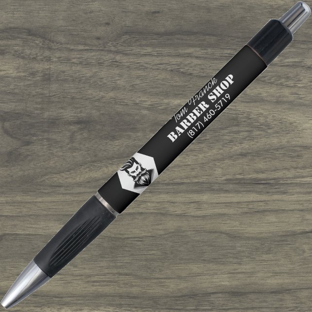Professional Barber Shop black&white Kugelschreiber (Von Creator hochgeladen)
