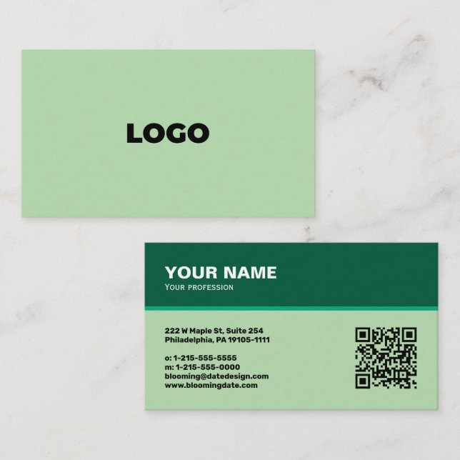 Professional Business Card for Entrepreneur Visitenkarte (Vorne/Hinten)